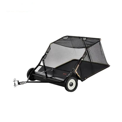 Gras- En Bladschepper – Tuinveger – Bladruimer – Grasveger – Opvangzak 12 Kuub – Instelbare Borstelhoogte – Brede Veegbreedte 106 Cm - QUORE