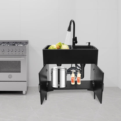 Keukenkastje – Keukenrek – Magnetronkast – Ovenkast – Apothekerskast – Dubbele Spoelbak – Uittrekbare Kraan
