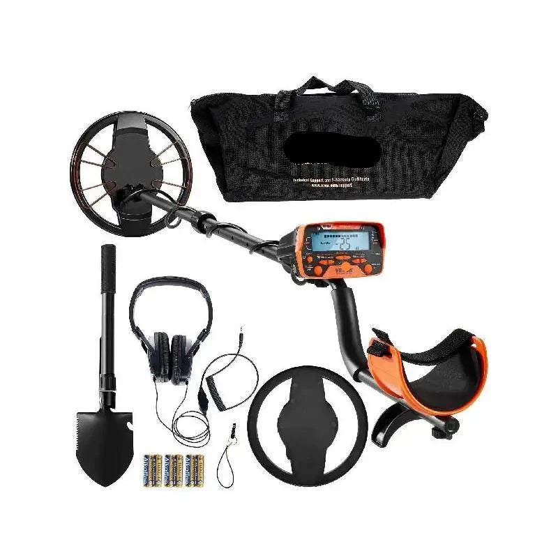 Metaaldetector - Professionele Metaaldetector - Onder Water Metaaldetector - Metaalzoekapparaat - 7 Modi - LCD Display - IP68 Waterdichte Spoel - Verstelbare Steel - 156A - Inclusief Accessoires