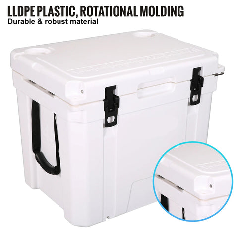Cooler Box - Coolers - Cooler Box Car - Cooler Box - 45QT - Cooler Box Small - with Heavy Duty Handle, Ice Chest Lunch Box