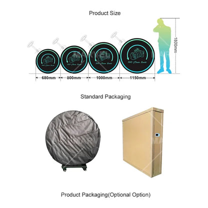 Fotohokje – Photobooth – Foto Prop Set – Foto Accessoire – Photo Booth – 360° Draaibaar – Aluminium & Roestvrij Staal