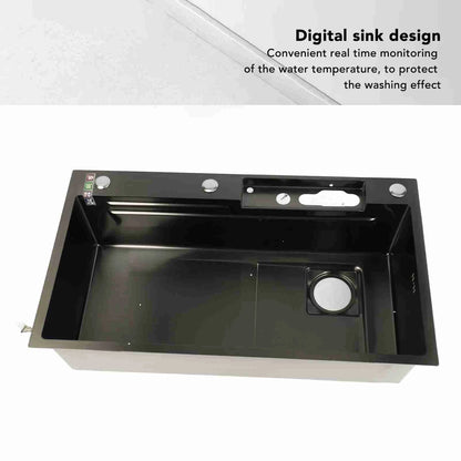 Keukenspoelbak – Spoelbak RVS – Wasbak – Keukenwasbak – Spoelbak Onderbouw – Grote Inhoud 80x45 cm – Roestvrij Staal Geborsteld
