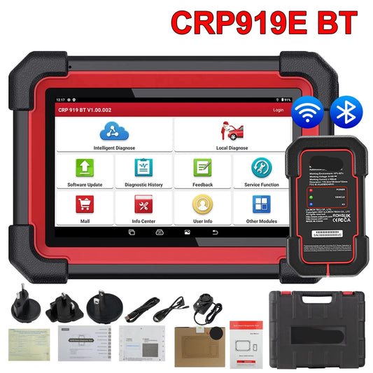 Autodiagnose Apparaat – OBD2 Scanner – Foutcode Lezer – Diagnose Tool – Autodiagnose Scanner – 7-Inch Touchscreen – Bi-directionele Testfunctie