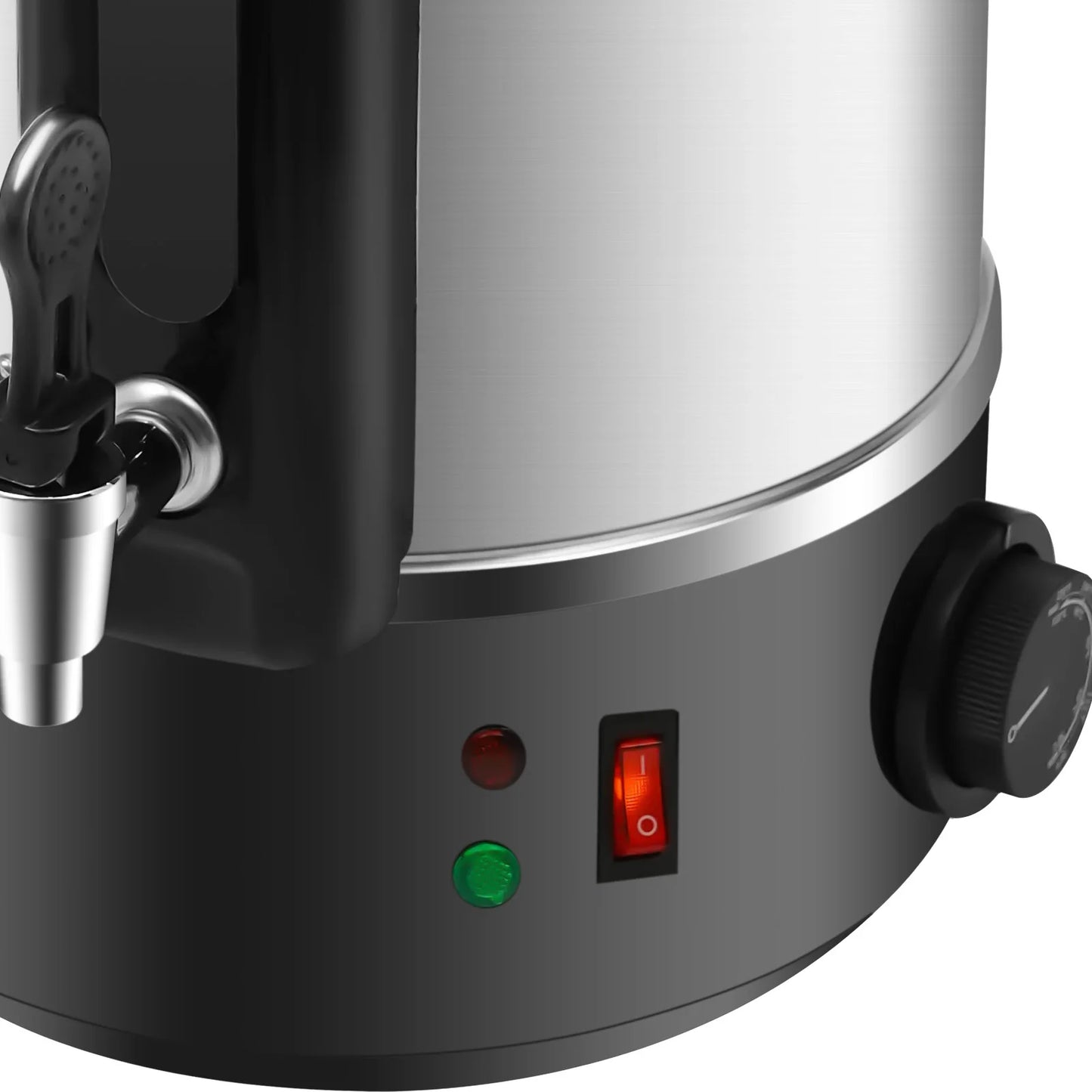 Wax Melter - Wassmeltpot - Kaarsen Smelten - Kaarsen maken - 12L - 1100W - 26x55.5x41.5cm - Zilver - QUORE