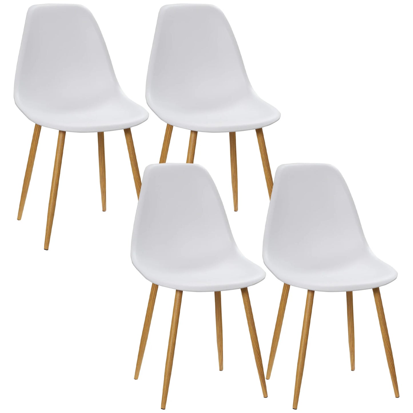 Eetkamerstoelen – Stoelen – Dining Stoelen – Bureau Stoelen – Woonkamer Stoelen – Robuuste Metalen Poten – Ergonomische Zitting