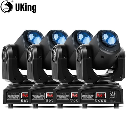 Movinghead – Podiumverlichting – Discolamp – DJ Licht – Partylicht – Set Van 4 – 30W RGBW LED – DMX512 Compatibel - QUORE
