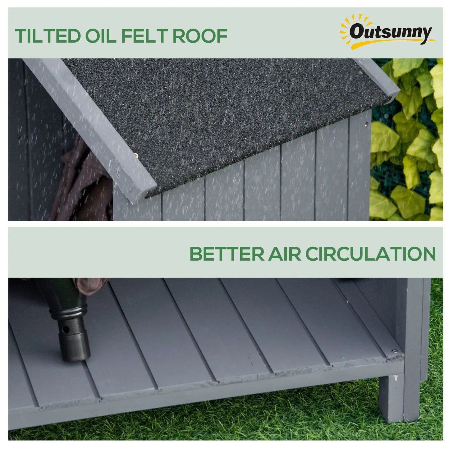 Houten Schommelbank – Tuinbank – Schommelstoel – Buitenbank – Relaxbank – Robuust Hout – Waterbestendig Ontwerp - QUORE