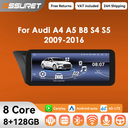2DIN Android 13 Autoradio – Multimedia Speler – GPS Navigatie – CarPlay Radio – Touchscreen Stereosysteem – 10,25 Inch Scherm – 6GB RAM & 128GB Opslag