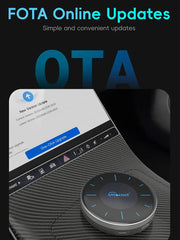 OTTOCAST PICASOU 3 CarPlay AI Box - Draadloze Android Auto TV Box met Mini HDMI voor Toyota, Kia, Hyundai, VW - Voor Netflix en Meer Auto Accessoires - Carplay - QUORE