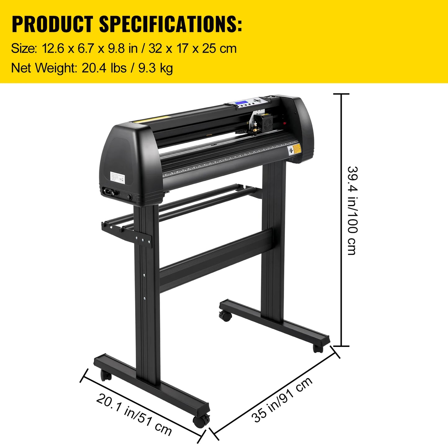 Vinyl Snijplotter – Vinyl Cutter – Snijmachine – Plotter – Sticker Cutter – 135 cm Snijbreedte – Precisie ±0,01 mm