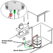 Waterdispenserpomp - Waterdispenser -Waterdispenser - Waterpomp - met enkele inlaat voor koffie/theezetapparaten, ijsmachines