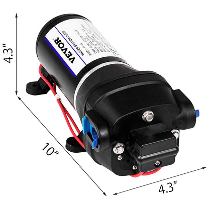 Waterpomp - Membraanwaterpomp - Waterpompen - 17L/Min 40PSI - Drukwaterpomp - Hogedrukpomp