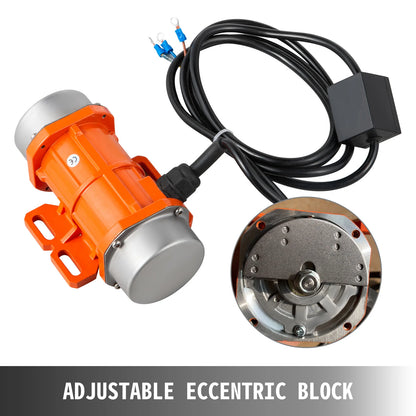 Trilmotor - Waterdicht - Beton Trilmotor - 40W - 220V - 3600RPM - IP65 - Krachtige Trilmotor - Robuuste en Veelzijdige Elektrische Motor - Oranje