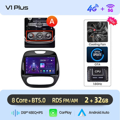 Carplay radio – Autoradio – Multimedia systeem – Navigatiesysteem – Auto stereo – Wireless Android Carplay – 9 Inch HD Touchscreen – 6GB RAM & 128GB opslag