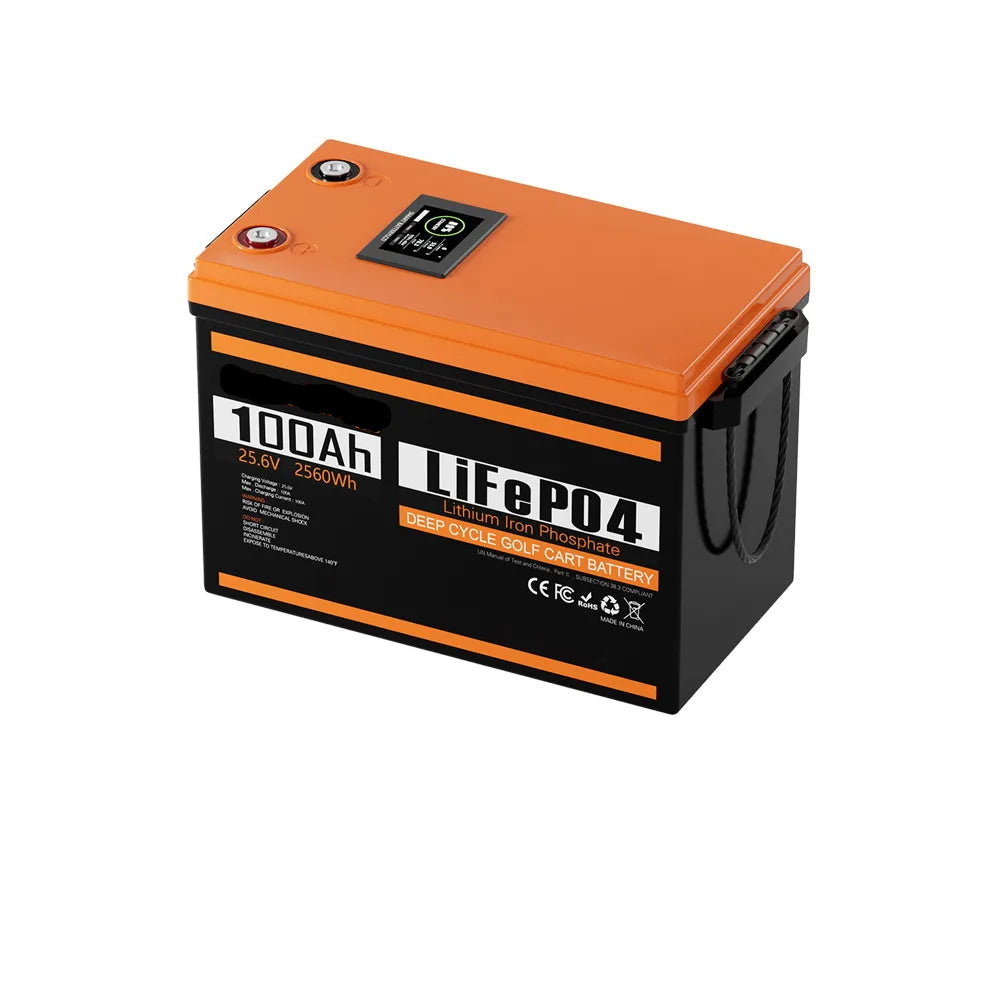 Lithium Batterij – Energieopslag – Noodstroom –24V - 100Ah - LiFePO4 Accu – Off-Grid – Hoge Capaciteit 100Ah – Waterdichte Behuizing IP67