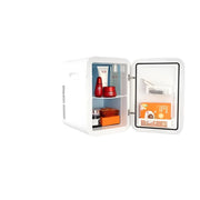 Mini koelkast - Mini koelkast voor drankjes - Mini koelkast voor slaapkamer - Draagbare compressorkoeler - 20L - Wit