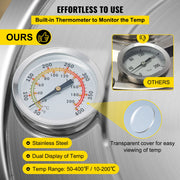 Vevor - Beer Distiller 20L - Manual - Stainless Steel - Versatile Solution for Brewing and Distilling - Silver