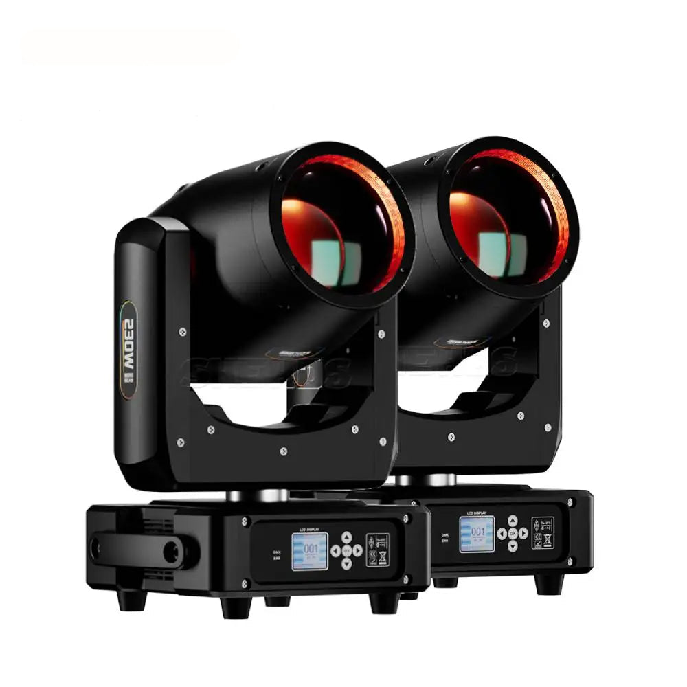 Moving Head – Mini Moving Head – Beam Spot – DJ Verlichting – Podiumlicht – 230W Krachtige Beam – 1,2°-30° Zoomfunctie