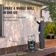 Paint tank - Pressure tank - Paint tank Spray paint Pressure pot - 30L - Spray paint - Pressure sprayer - Paint spraying - Paint - Paint spraying Electric - for Industry Home construction