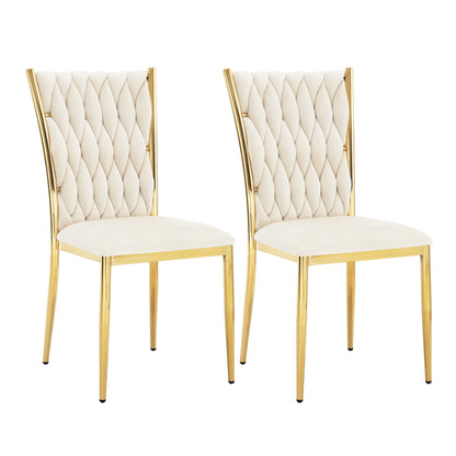 Eetkamerstoelen – Stoelen – Dining Chairs – Velvet Stoelen – Tafels Stoelen – Zacht Velvet – Metalen Frame
