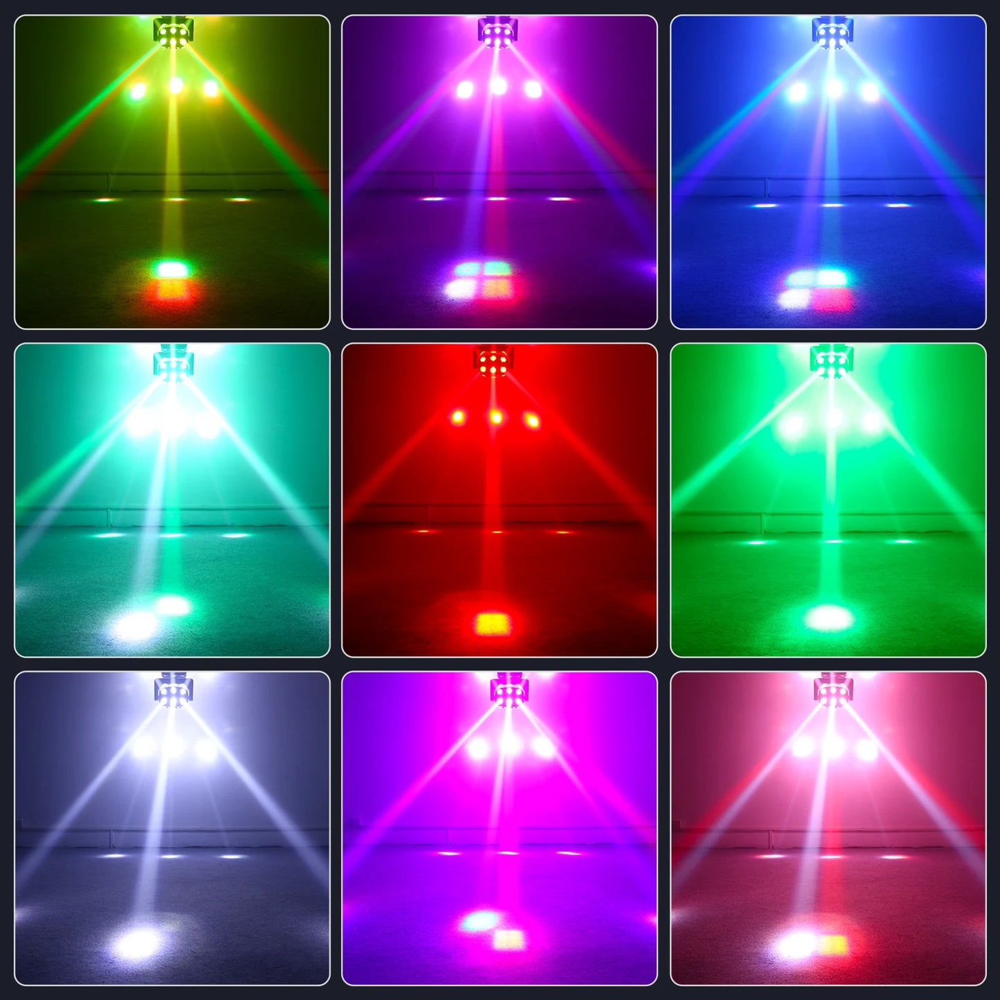 Mini Moving Head Light – LED Moving Head – DMX512 Licht – DJ Licht – Podiumlicht – 180W Vermogen – Geluid Geactiveerde Modus – EU Stekker