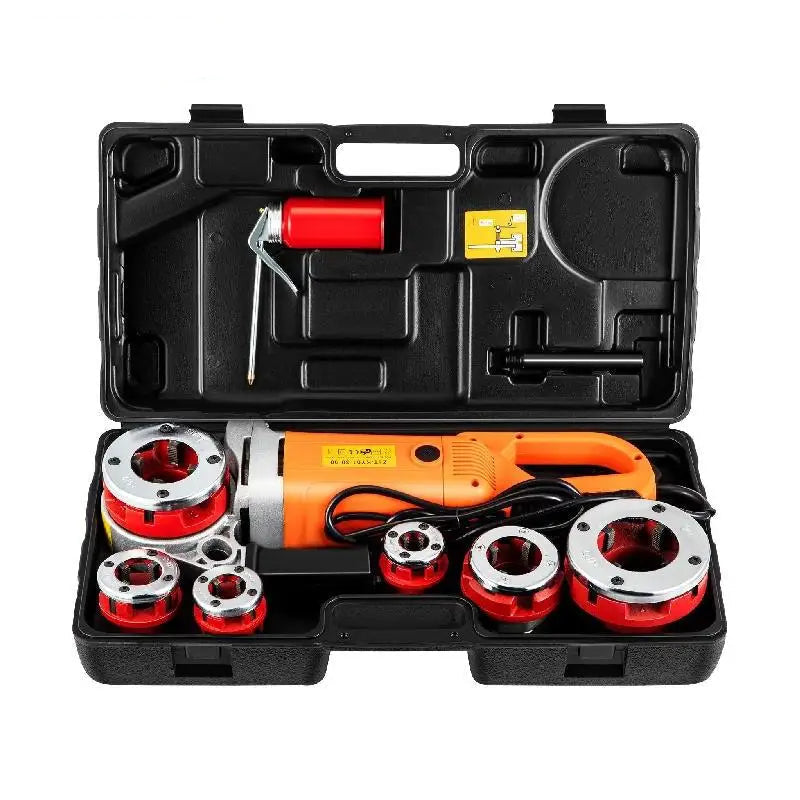 Elektrische Draadmachine – Schroefdraadmachine – Buisdraadmachine – Draadsnijder – Pijpen Draadsnijder – 2300W Motor – 6 Carbonaal Stalen Snijmessen