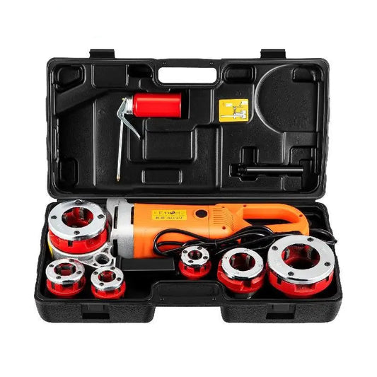 Elektrische Draadmachine – Schroefdraadmachine – Buisdraadmachine – Draadsnijder – Pijpen Draadsnijder – 2300W Motor – 6 Carbonaal Stalen Snijmessen