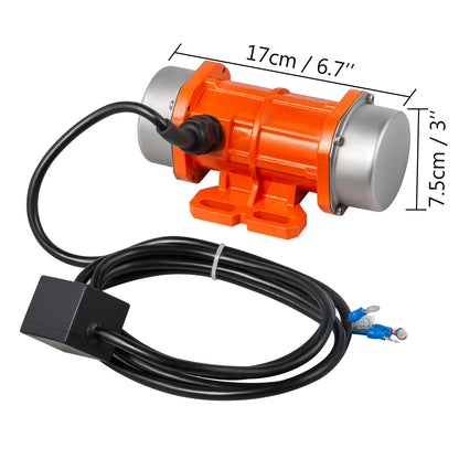 Trilmotor - Waterdicht - Beton Trilmotor - 90W - 220V - 3600RPM - 2M Kabel -IP65 - Krachtige Trilmotor - Robuuste en Veelzijdige Elektrische Motor - Oranje - QUORE