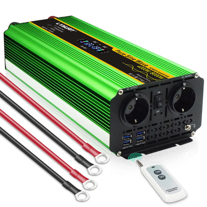 8kW Omvormer 24V LED 2EU – Stroomomzetter – Spanningsomzetter – Converter – Sinusomvormer – Zuivere Sinusgolf Uitgang – 4000W Continu Vermogen