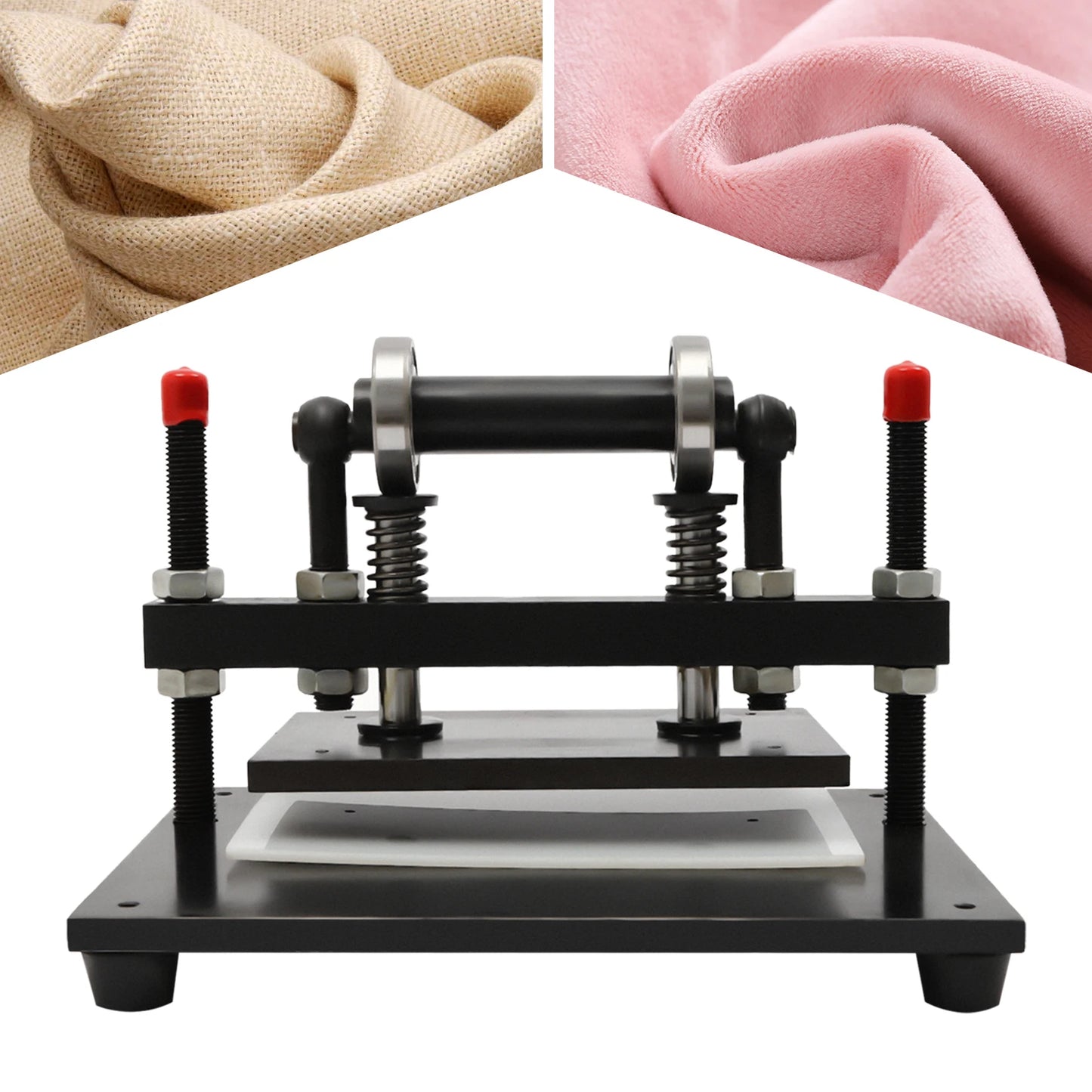 Leren Snijmachine – Snijmachine Voor Leer – Handmatige Snijmachine – Leer Snijapparaat – Stalen Constructie – Tot 2 Ton Druk