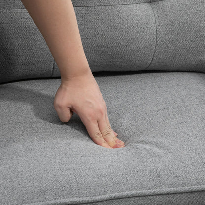 Fauteuil – Relaxstoel – Leunstoel – Zetel – Loungestoel – Ademend Polyester – Stalen Poten – Comfortabele Vulling