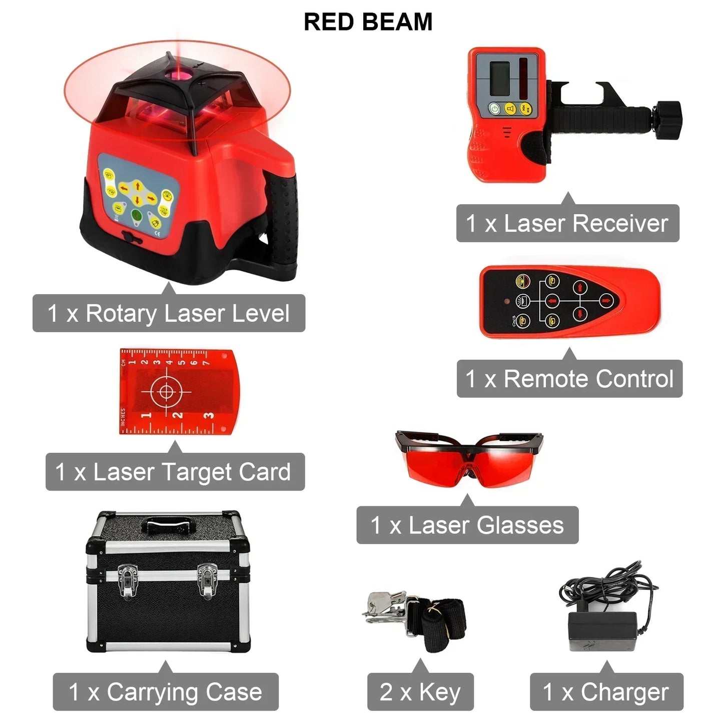 Sihao 360 Rotary Laser Level Self-Leveling 500m Vertical Horizontal Scanning Measurement Tools Red Green Laser Level Machine