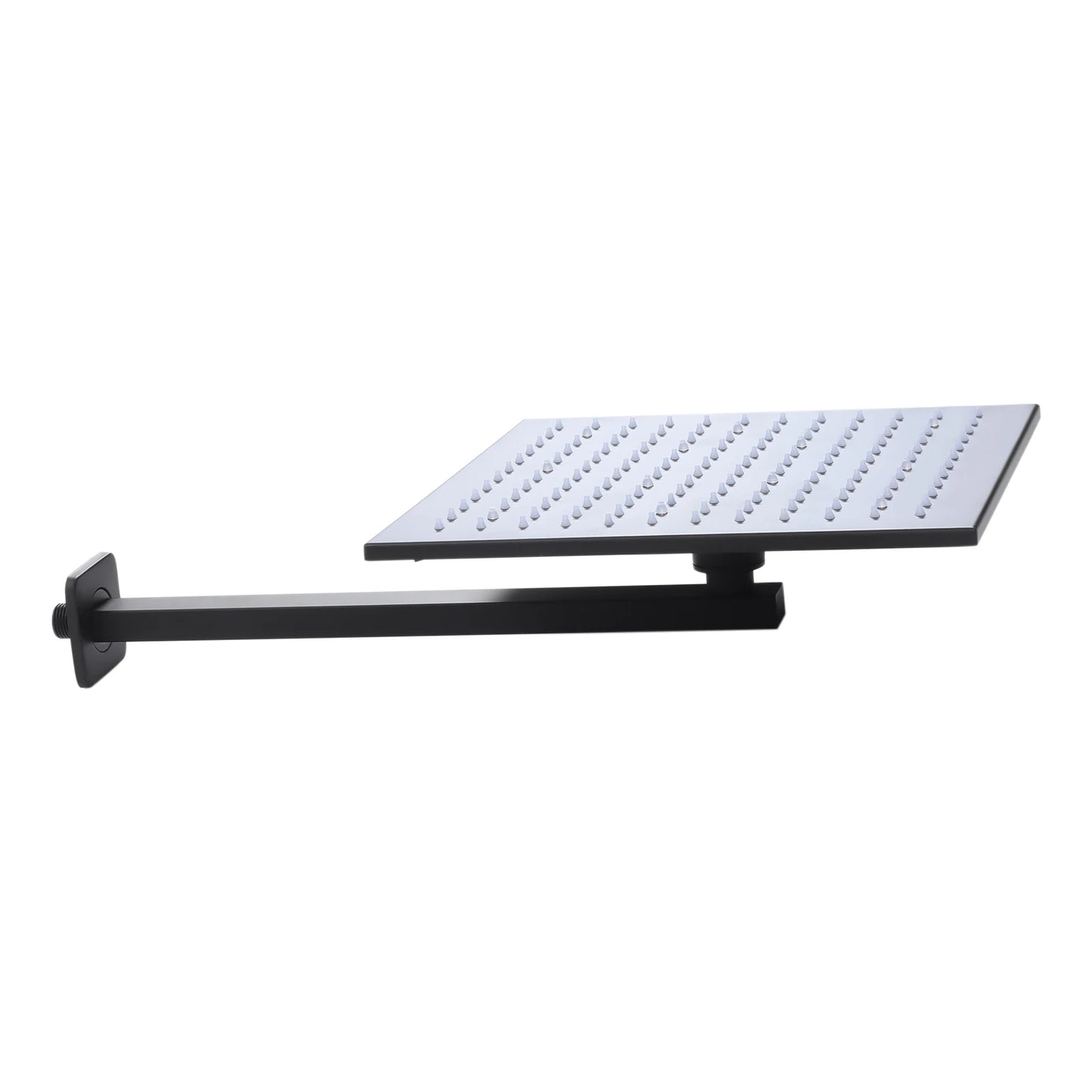 Douche - Regendouche - Douchewand - Douchekolom - Douchepanelen - Moderne Inbouw LED Regendouche Set - 12 Inch - Matzwarte Douchekraan met Luchtinjectie - Slimme Temperatuurregeling & Handdouche - Zwart