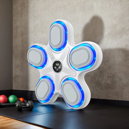 Music Boxing Machine Boxing Wall Target Type C USB Charging Wall-Mounted Exercise Equipment Bluetooth-Compatible for Adults Kids