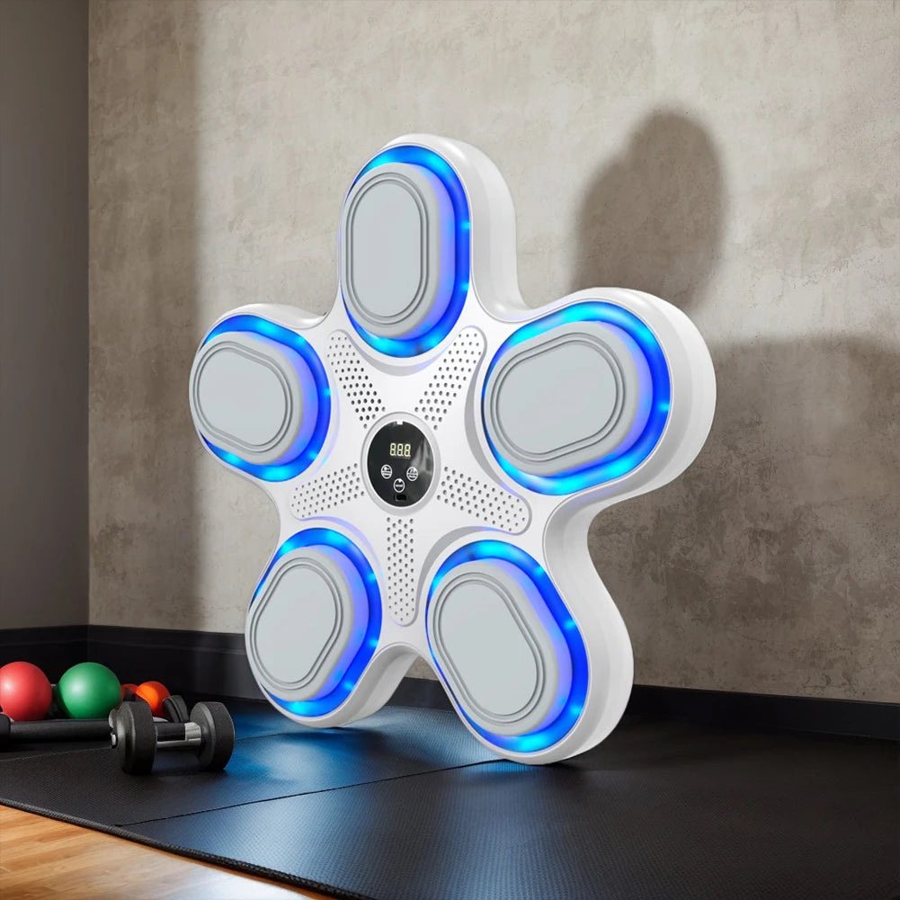 Music Boxing Machine Boxing Wall Target Type C USB Charging Wall-Mounted Exercise Equipment Bluetooth-Compatible for Adults Kids