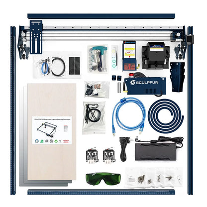 Laser Graveermachine – Lasergraveerder – Laser Cutter – Laser Snijder – 600 X 600 Mm Werkoppervlak – 33W Laser Vermogen – Aluminium Frame