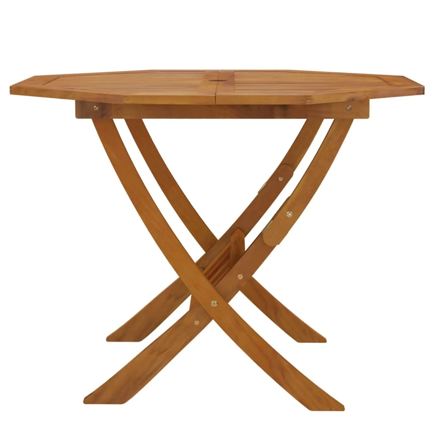 Opvouwbare Tuinset – Houten Tuinmeubel – Balkonset – Terrasmeubels – Massief Acaciahout – Parasolstandaard – Ruimtebesparend Design