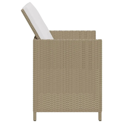 Tuinstoelen – Buitenstoelen – Terrasstoelen – Balkonstoelen – Weerbestendig Resin – Gepoedercoat Stalen Frame - 52 x 56 x 85 cm