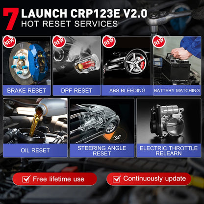 OBD2 Scanner - OBD - Uitleesapparatuur Auto - Diagnosecomputer - Storing Verwijderen - Auto Accessoires - Auto Uitlezen - 7 Reset Services - Systeem Scanner