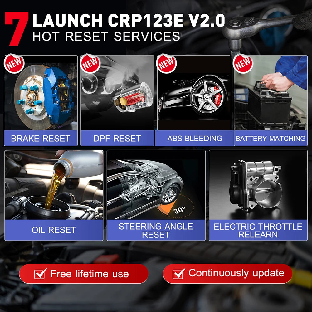 OBD2 Scanner - OBD - Uitleesapparatuur Auto - Diagnosecomputer - Storing Verwijderen - Auto Accessoires - Auto Uitlezen - 7 Reset Services - Systeem Scanner