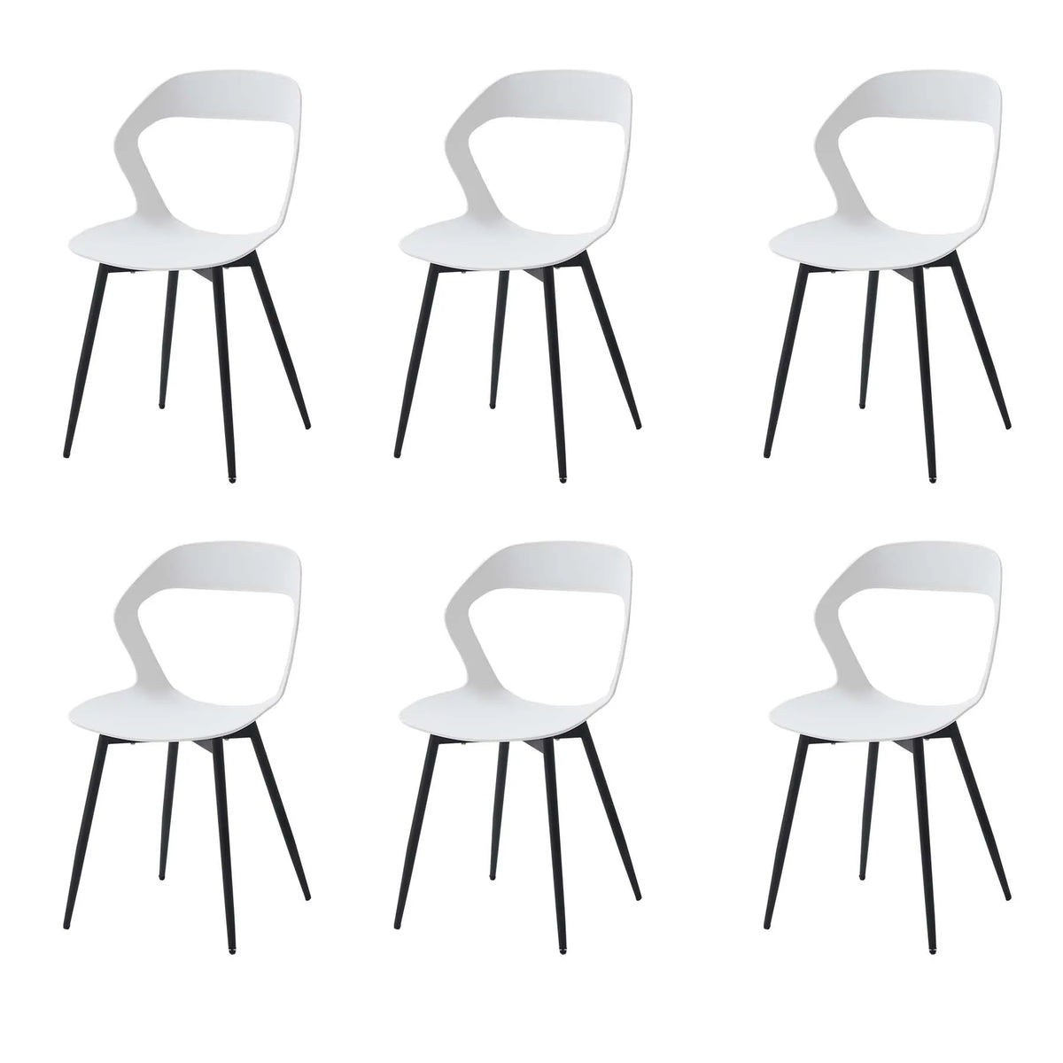 Eetkamerstoel - Eetkamerstoelen Set van 6 - Keukenstoelen - Keukenkruk - Keuken Stoelen - Montage - QUORE