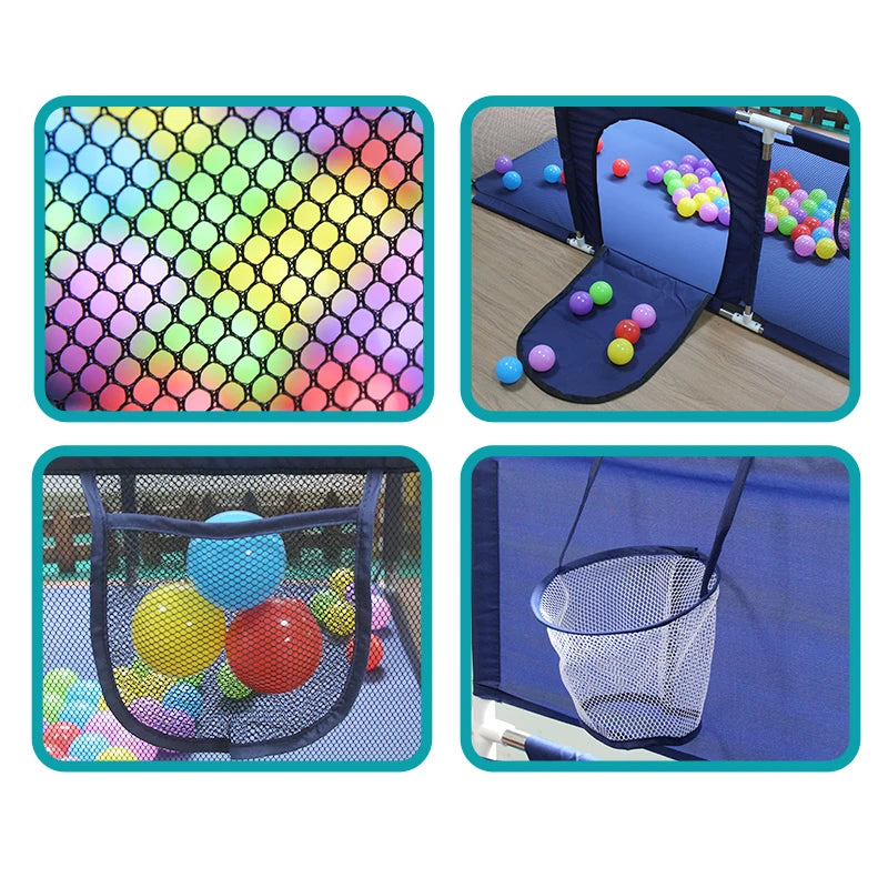 Baby Boxen - Indoor Baby Corralitos - Veiligheidsbarrières - Basketbal Baby Activiteit Gym - Grote Parken Voor Baby Groundbox Hek - QUORE