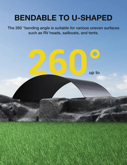 Zonne-Energieset – Zonnestroomkit – Flexibele Zonnepanelen – Balkonset – 800W Micro-Omvormer – Weerbestendig IP67 - 4*240W+800W inverter