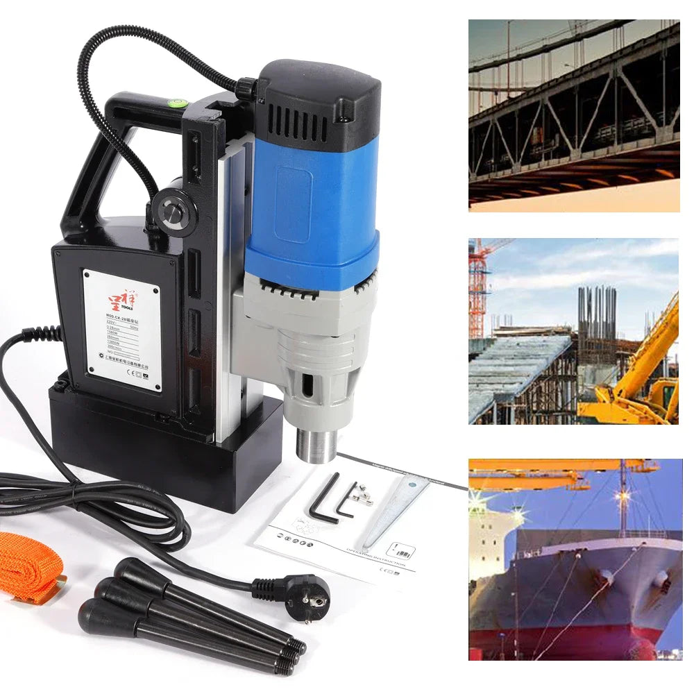 Magnetische Boormachine – Metaalboor – Staalboormachine – Elektromagnetische Boor – Industrieel Gereedschap – 1680W Motor – Maximale Boordiepte 50 Mm