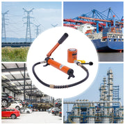 Luchtpomp - Auto Jack Luchtpomp - Hydraulische - Lucht Hydraulische Jack - Handmatige hydraulische pomp - 7kg - Oranje