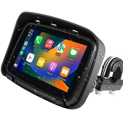 Motorfiets GPS – Motornavigatie – Draadloze Navigatie – Motorhouder – Scherm – 5 Inch HD Touchscreen – Waterdicht IPX7