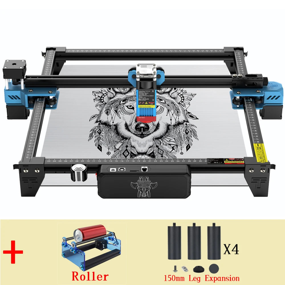 Twotrees Laser Engraving Machine TTS-55 PRO 40W TTS-10PRO 80W Metal Laser Engraver Wifi Control MDF Acrylic Acid Cutting Machine - QUORE