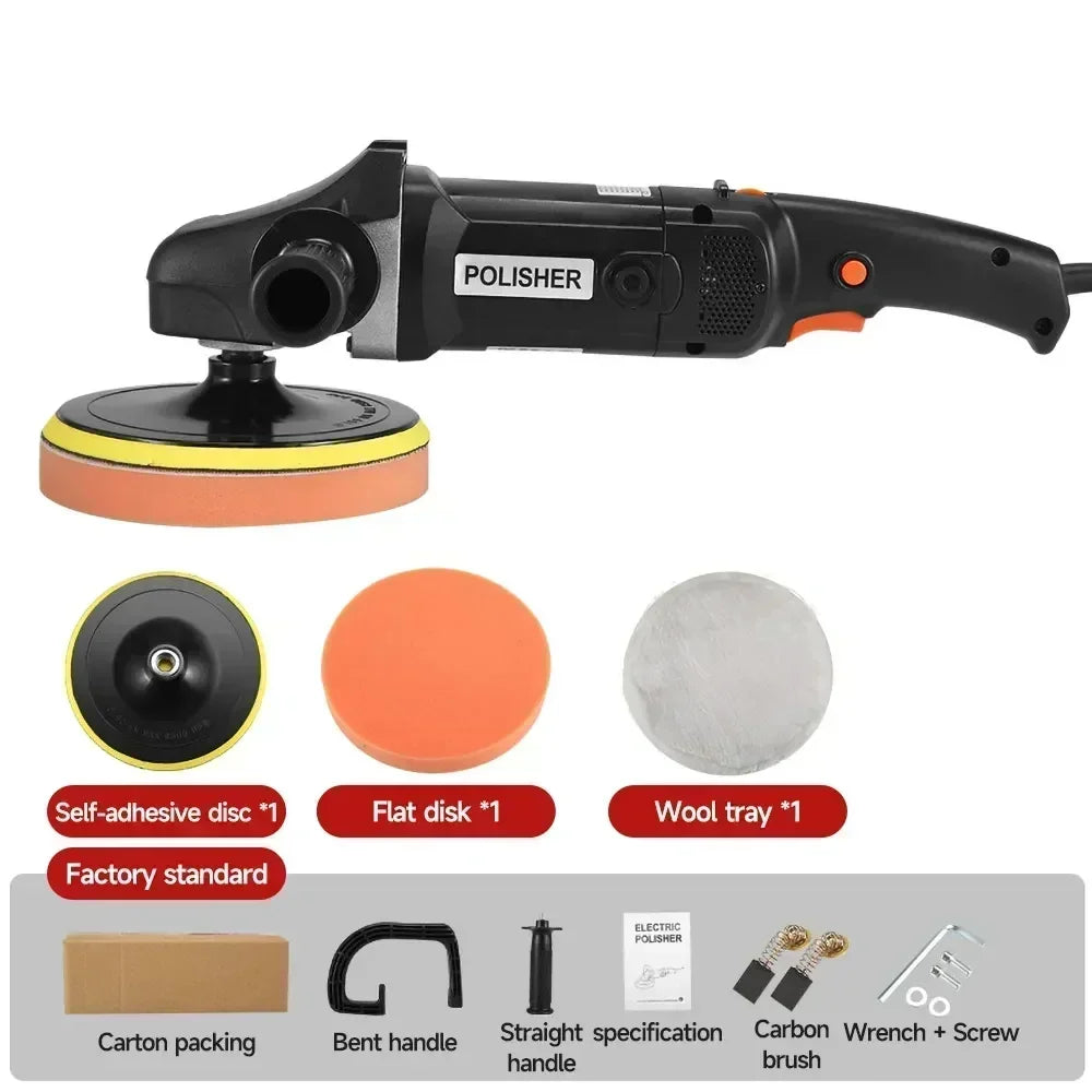 Autopolijstmachine – Polijstmachine – Poetsmachine – Poliermachine – Autopoetsmachine – 1250W Krachtige Motor – Variabele Snelheid 600-3600 RPM