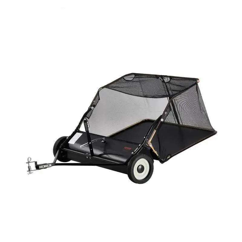 Aanhangbare Gazonveger – Bladblazer – Tuinveger – Bladzuiger – Bladruimer – 132 Cm Sweepbreedte – 26 cu.ft. Opvangcapaciteit
