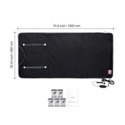 Sauna Deken - Infrarood Therapie - Infrarood Deken - Infrarood Sauna - Warmte Deken - Draagbare Sauna Deken - 36x76inch - met Regelbare Temperatuur Minuten Timer - Voor Thuis Ontspanning